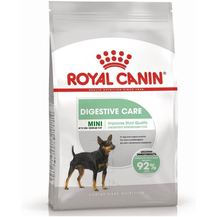 Корм Royal Canin для собак малых пород - забота о пищеварении, Мини Дайджестив кэа