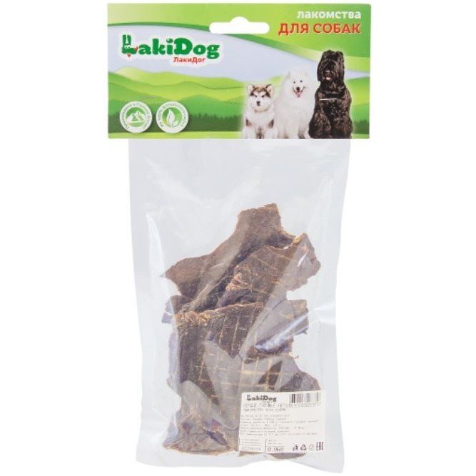 LakiDog сушёное лакомство для собак Сердце говяжье 60 гр.