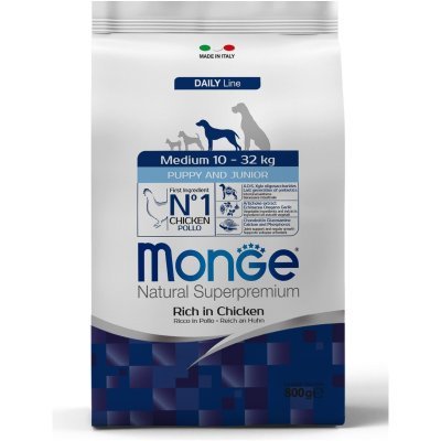 Monge Medium Puppy &amp; Junior Корм для щенков средних пород с 2-х месяцев