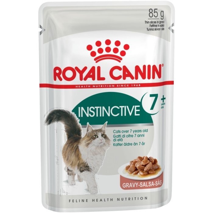 Royal Canin кусочки в соусе для кошек 7-12 лет, Инстинктив +7