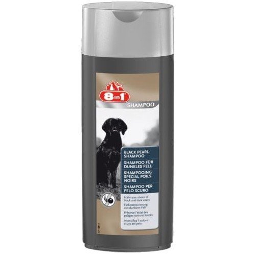8in1 шампунь «Черный жемчуг» Black Pearl Shampoo для собак темных окрасов 250 мл