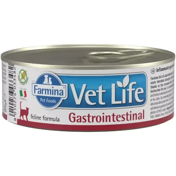 Farmina Vet Life Cat GastroIntestinal паштет для кошек при нарушении пищеварения, 85г