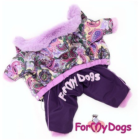 Комбинезон ForMyDogs для собак фиолетовый на девочек