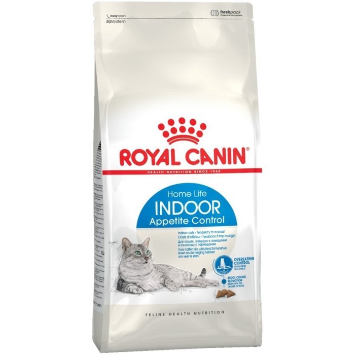 Корм Royal Canin для домашних кошек, контроль аппетита 1-7 лет , Индор Апетайт Контрол