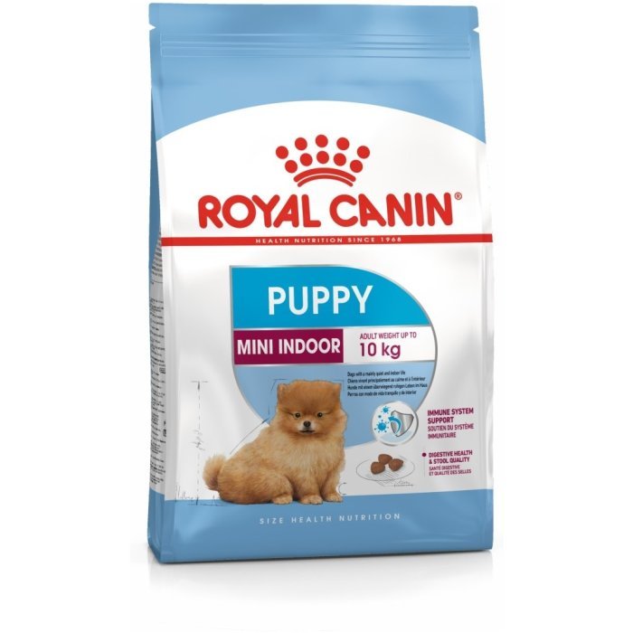 Корм Royal Canin для щенков малых пород 2-10 мес., живущих преимущественно в домашних условиях, Мини Индор Паппи