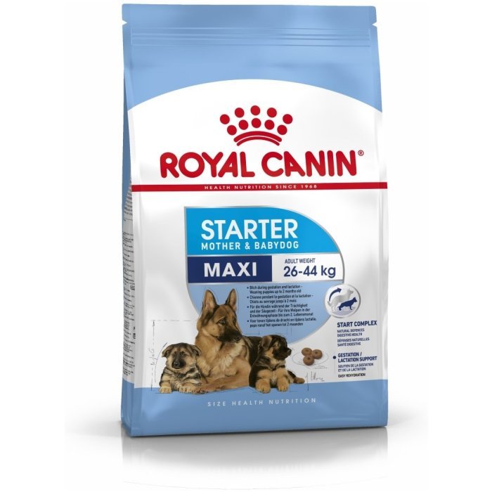 Корм Royal Canin для щенков крупных пород 3 нед. - 2 мес., беременных и кормящих сук, Maxi Starter