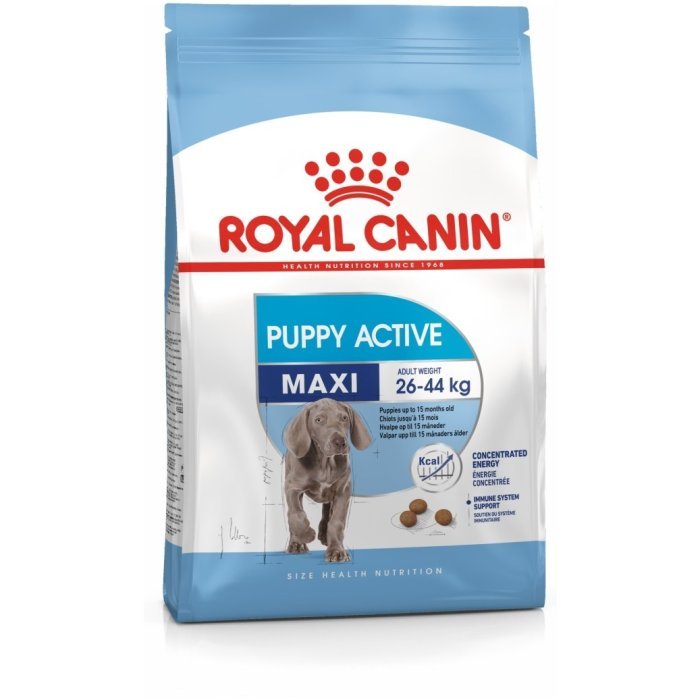 Корм Royal Canin для энергичных щенков крупных пород 2-15 мес., Maxi Junior Active