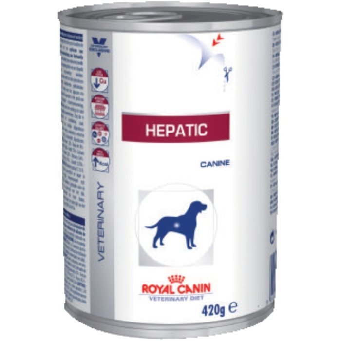 Royal Canin (вет. консервы) консервы для собак при заболевании печени, Гепатик (канин)