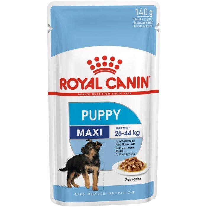 Влажный корм Royal Canin для щенков крупных пород 2-15 мес., Макси Паппи (соус)