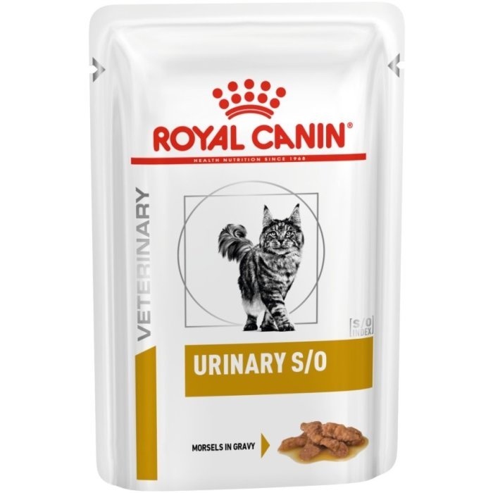 Royal Canin (вет. консервы) кусочки в cоусе для кошек при профилактике МКБ, Уринари С/О фелин (соус)