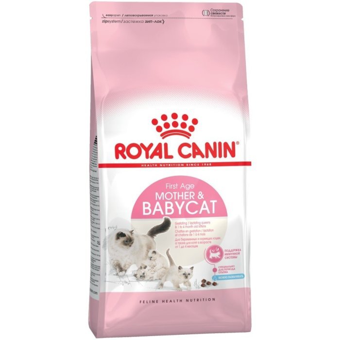 Корм Royal Canin для котят от 1 до 4 мес. и для беременных/лактирующих кошек, Мазер энд Бэбикет