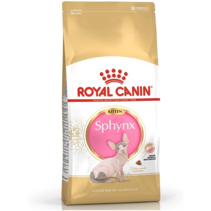 Корм Royal Canin для котят породы сфинкс до 12 мес., Киттен Сфинкс