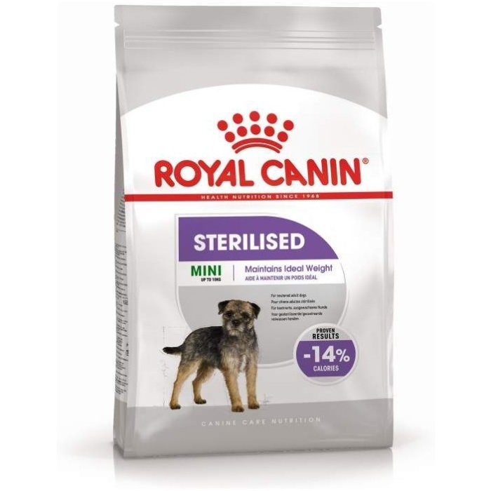 Корм Royal Canin для стерилизованных собак мелких размеров, Мини Стерилайзд Эдалт