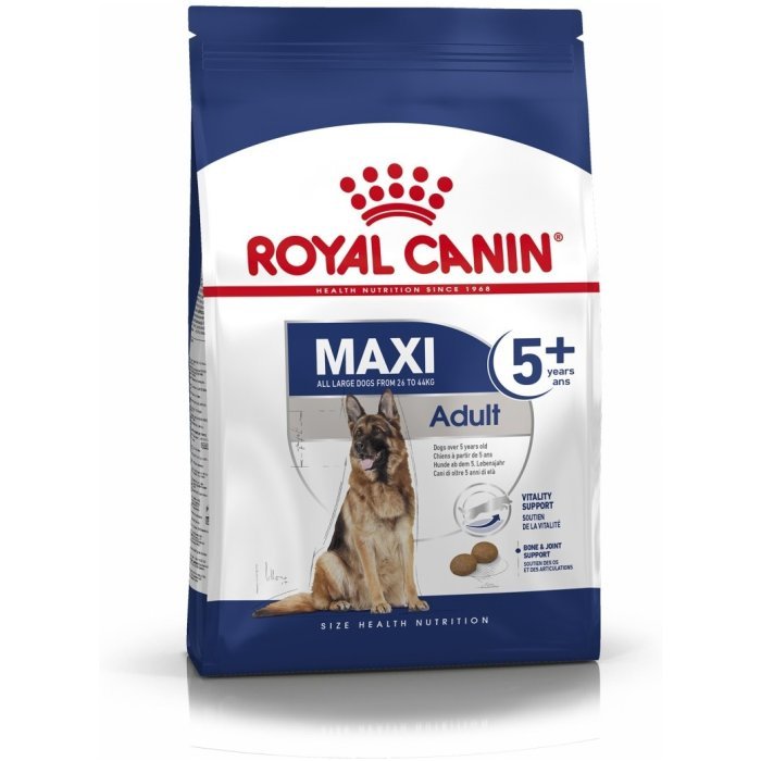 Корм Royal Canin для пожилых собак крупных пород 5-8 лет, МАКСИ ЭДАЛТ 5+