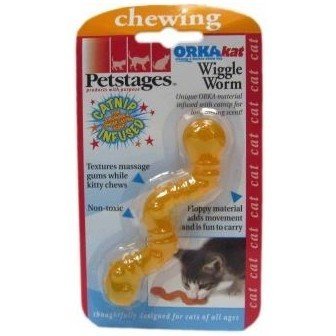 Petstages игрушка для кошек Energize &quot;ОPKA червяк&quot; 11 см